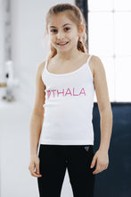 Canotta bimba logo fucsia