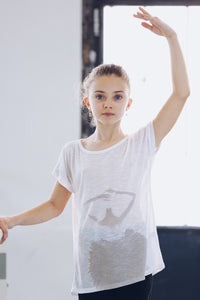 T-shirt bimba ballerina