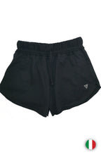 Pantaloncino french terry nero