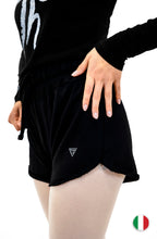 Pantaloncino french terry nero
