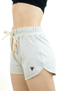 Pantaloncino french terry panna